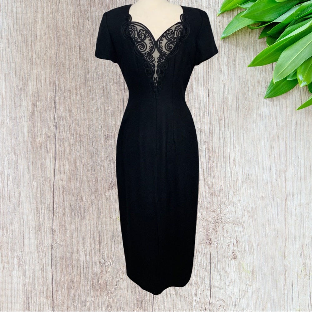 Vintage 1980s Retro Elegant Evening Formal Dress